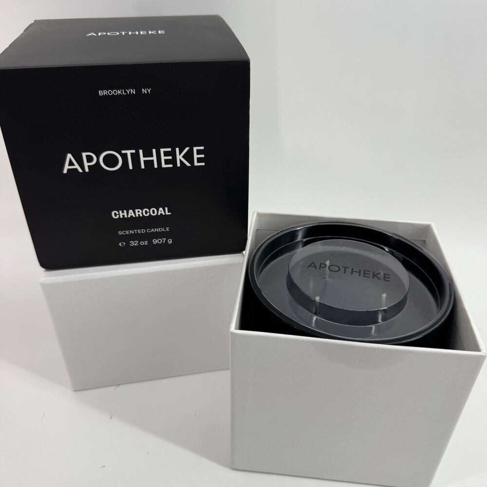 Apotheke Charcoal 32 oz 3-Wick Scented Candle Luxury Gift New In Box